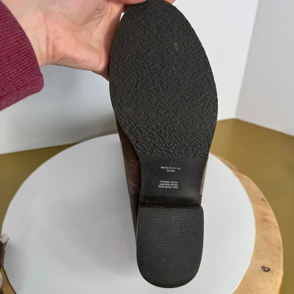 Matisse Parker Brown Leather Mid-Calf Plush Shearling Boots Sz 9.5 Winter Boho - Picture 7 of 9